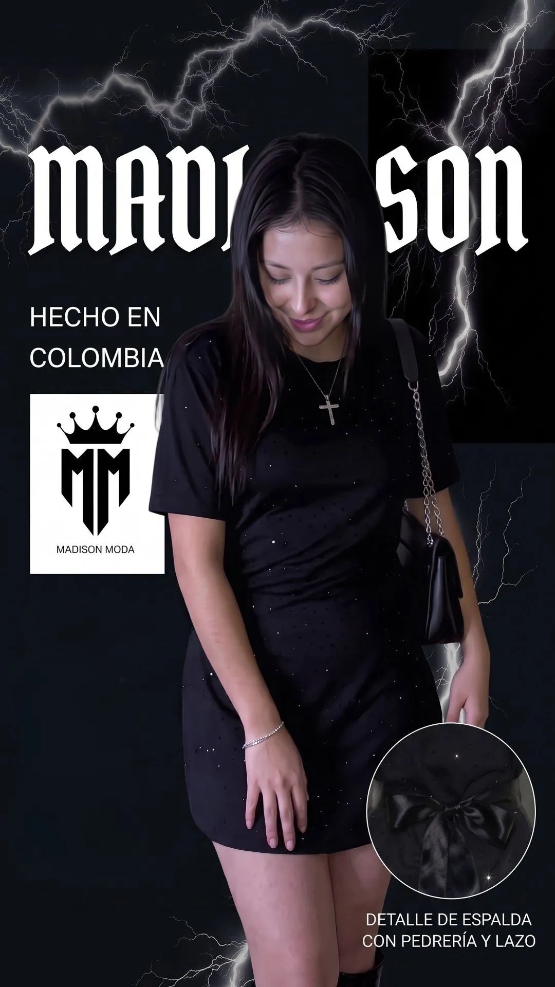 VESTIDO BLACK DIAMOND MADISON | REF.2070